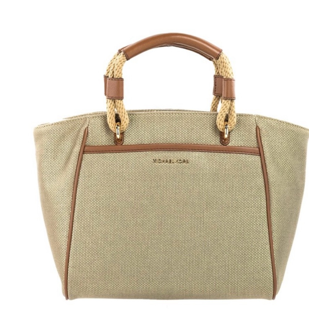 Michael Kors Talia Small Grab Bag Tote in Pale Gold